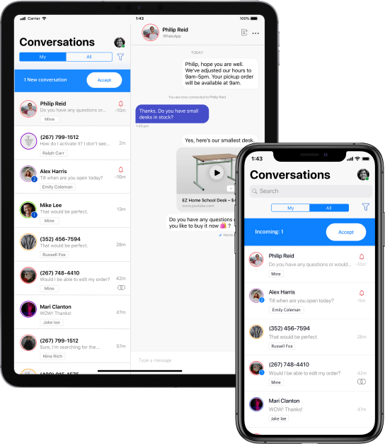 iOS mobile app offers on-the-go access