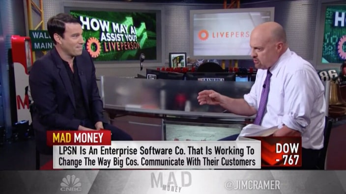 LivePerson CEO joins Mad Money to discuss transforming how brands communicate with customers