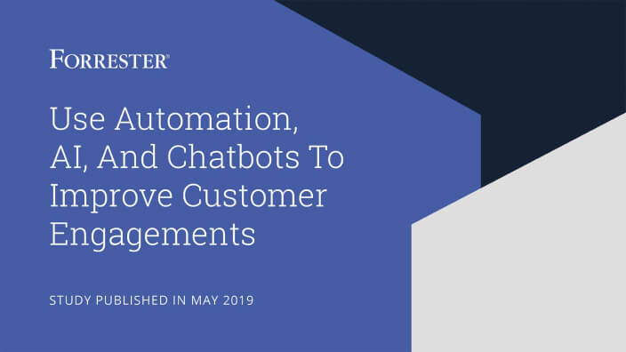 Study: Use of automation, AI, and chatbots to improve customer engagements